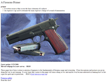 Tablet Screenshot of firearmsprimer.com